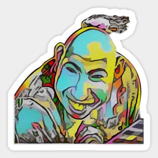 Portrait of a Sideshow Performer - Schlitzie Sticker